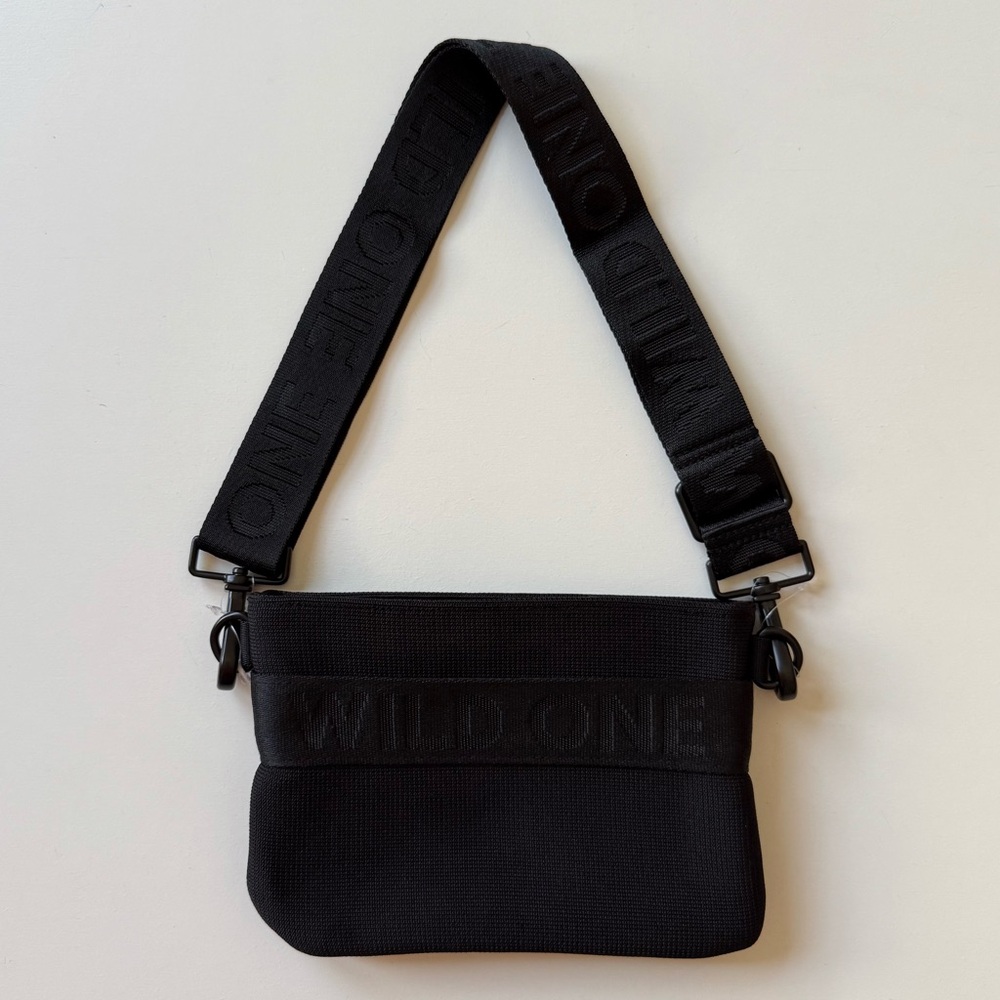 Wild One Treat Pouch - Recycled Knit - Black